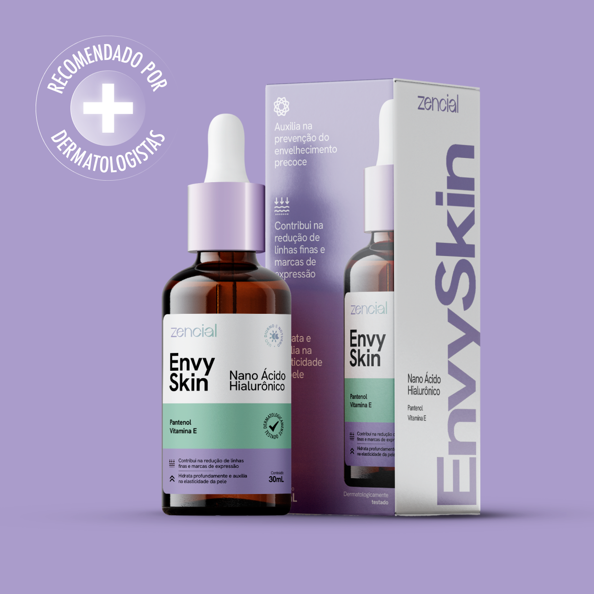 Sérum Facial Nano Ácido Hialurônico Envy Skin.