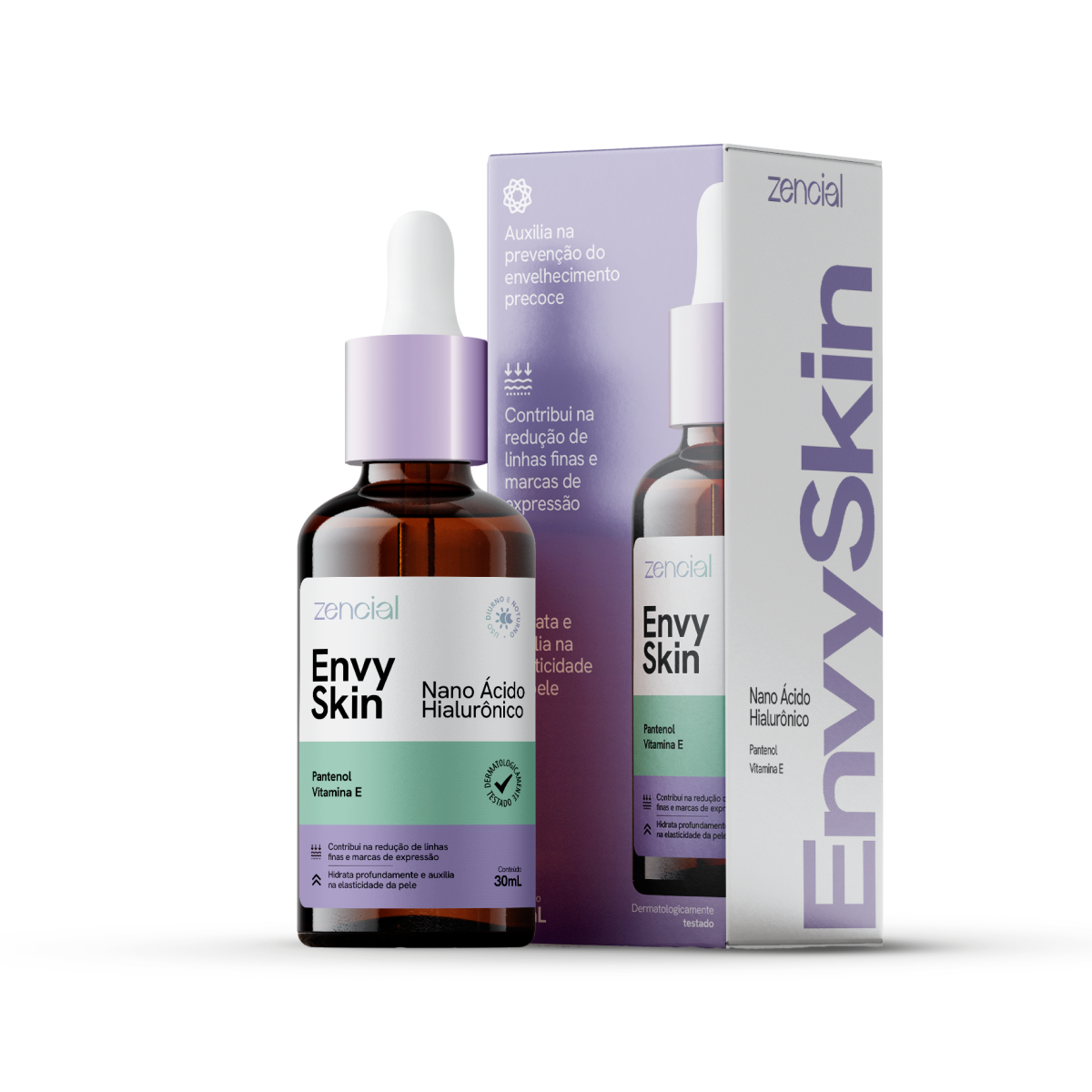 Sérum Facial Nano Ácido Hialurônico Envy Skin.