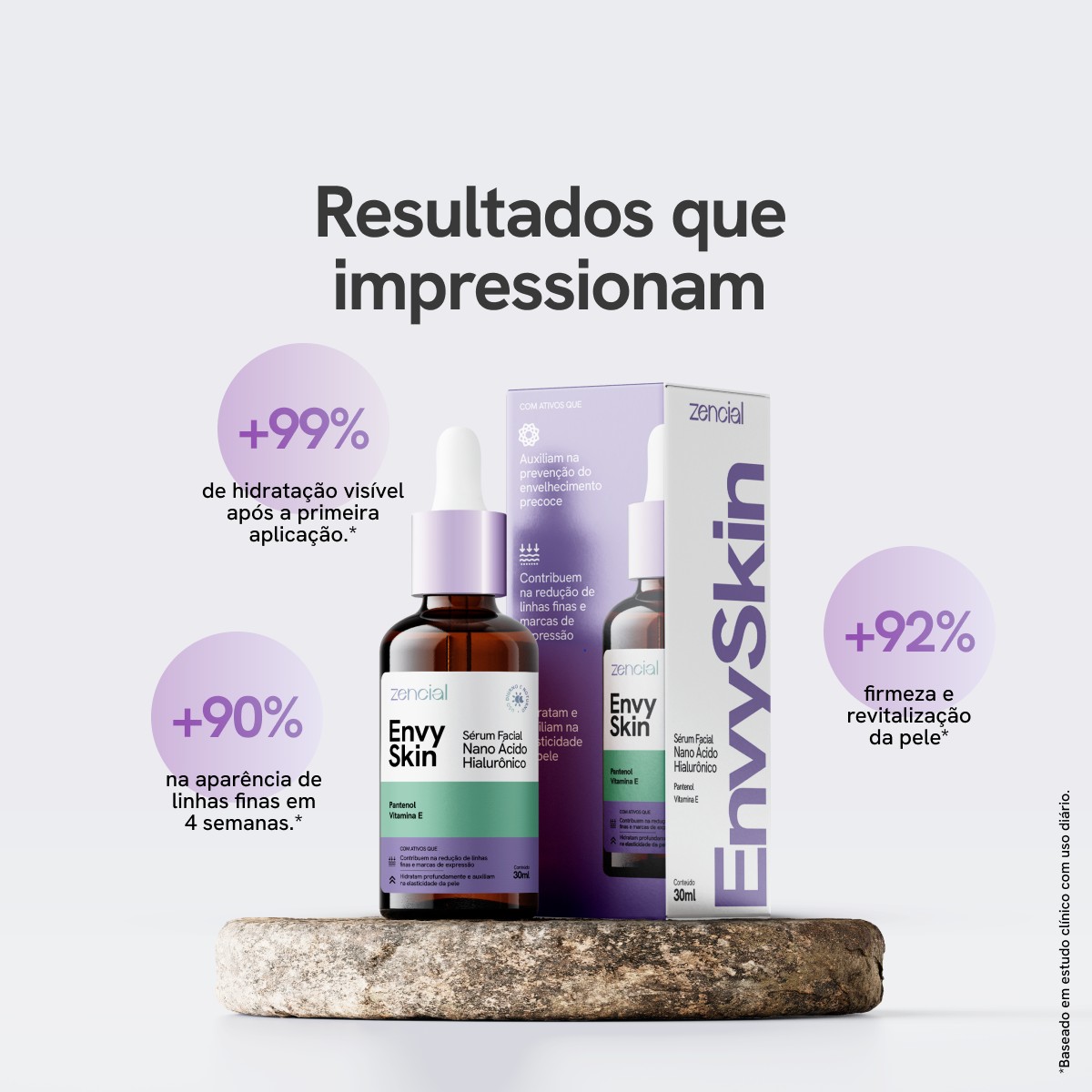 Sérum Facial Nano Ácido Hialurônico Envy Skin.